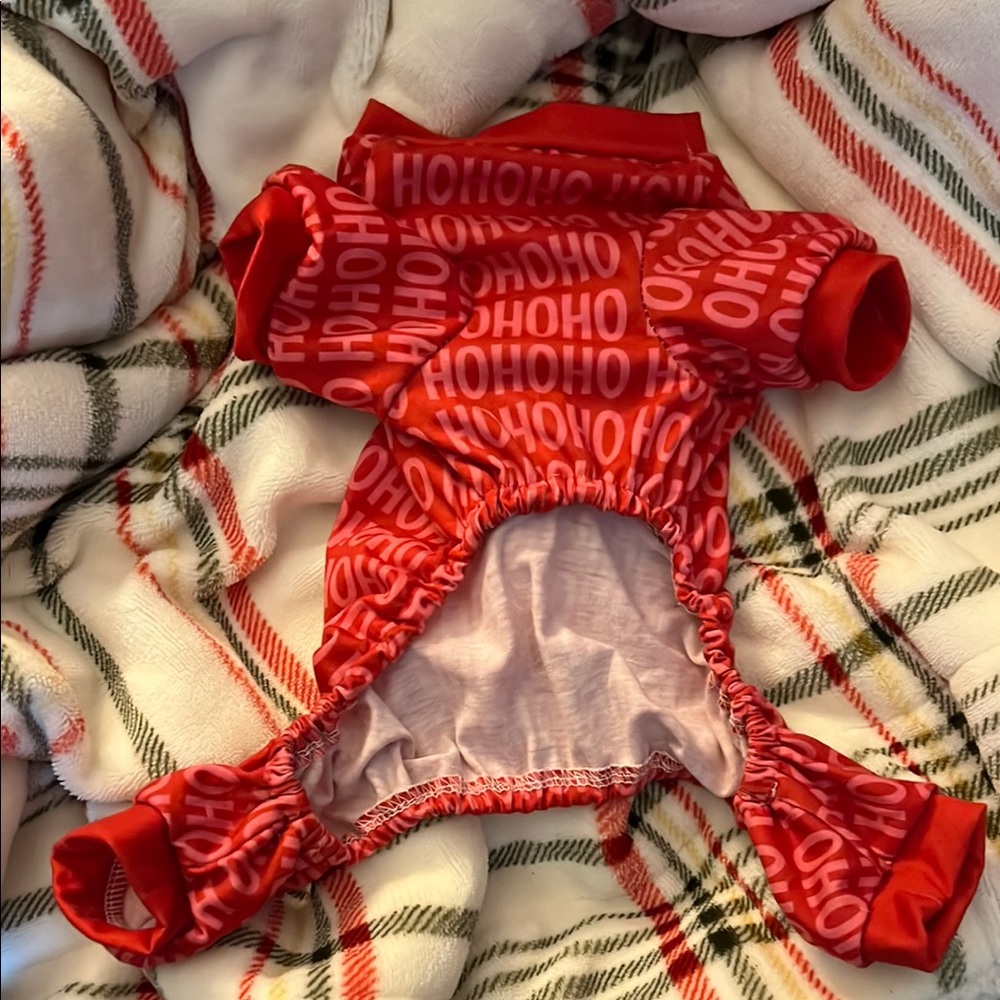 4/$15 Festive Red Pet Outfit